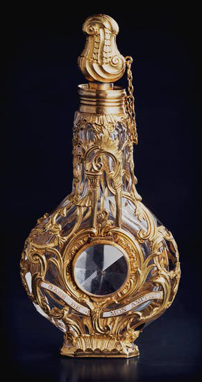 Antique Gallery Soleil アンティークジュエリー / 18世紀 カラーゴールド 香水瓶 パフュームボトル アンティークオブジェ